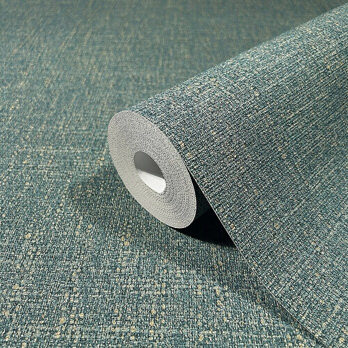 Marburg Eclectic Vliestapete (Blau, Uni, 10,05 x 0,7 m) | BAUHAUS
