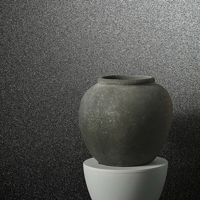 Marburg Eclectic Vliestapete (Anthrazit, Uni, 10,05 x 0,7 m) | BAUHAUS