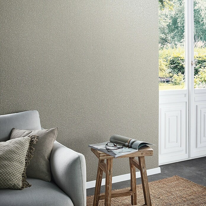 Marburg Eclectic Vliestapete (Beige, Uni, 10,05 x 0,7 m) | BAUHAUS