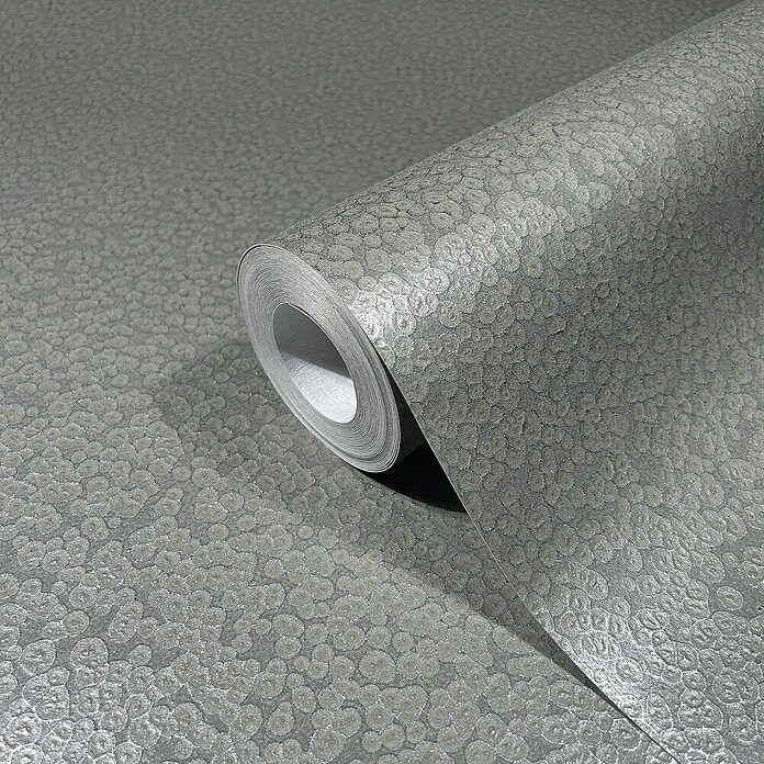 Marburg Eclectic Vliestapete Hammerschlag-Optik (Grau, Metalloptik, 10,05 x 0,7 m) | BAUHAUS