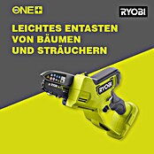 Ryobi ONE+ Einhand-Akku-Kettensäge RY18PSX10A-0 (18 V, Li-Ionen, Ohne Akku, Schwertlänge: 10 cm) | BAUHAUS