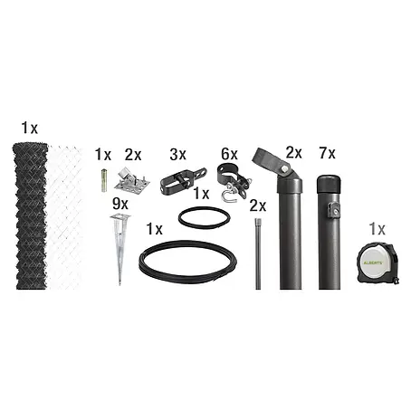 Alberts  Maschendrahtzaun-Set