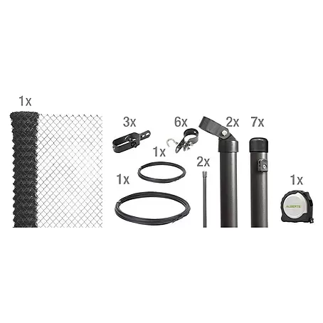 Alberts  Maschendrahtzaun-Set