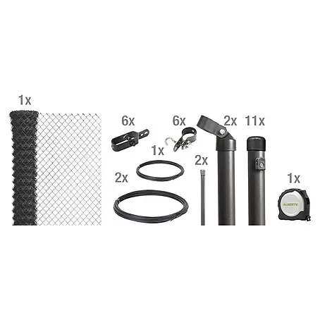 Alberts  Maschendrahtzaun-Set