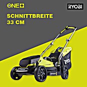 Ryobi ONE+ Akku-Rasenmäher-Set Kombo-Kit RLM1833BLT1825M mit Akku-Rasentrimmer (1 Akku, 4 Ah) | BAUHAUS