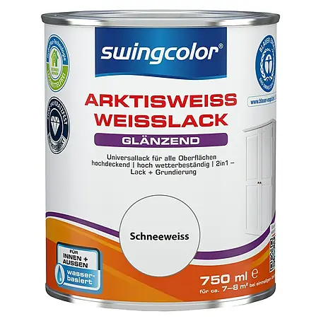 swingcolor  Weißlack Arktisweiß