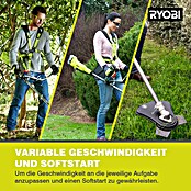 Ryobi ONE+ Akku-Rasentrimmer (Ohne Akku, Schnittbreite: 20 cm)