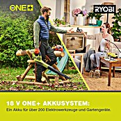 Ryobi Akku-Laubbläser OBV18 (18 V, Li-Ionen, Ohne Akku, Blasgeschwindigkeit: 201 km/h)