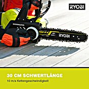 Ryobi ONE+ Akku-Kettensäge OCS 1830 (18 V, Li-Ionen, Ohne Akku, Schwertlänge: 30 cm)