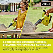 Ryobi ONE+ Akku-Gebläse (18 V, Li-Ionen, Ohne Akku)