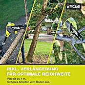 Ryobi ONE+ Akku-Hochentaster OPP 1820 (18 V, Li-Ionen, Ohne Akku, Arbeitshöhe: Bis zu 4 m)