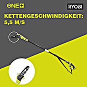 Ryobi ONE+ Akku-Hochentaster OPP 1820 (18 V, Li-Ionen, Ohne Akku, Arbeitshöhe: Bis zu 4 m)