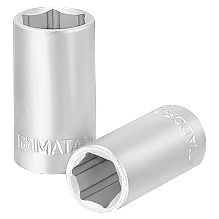 Matador Inserto para llaves de vaso - ¼″, Tamaño punta: 7 mm, Hexagonal interior - Dos vasos de acero al cromo vanadio, ideales para una variedad de tareas de atornillado. Diseño preciso para un rendimiento fiable.