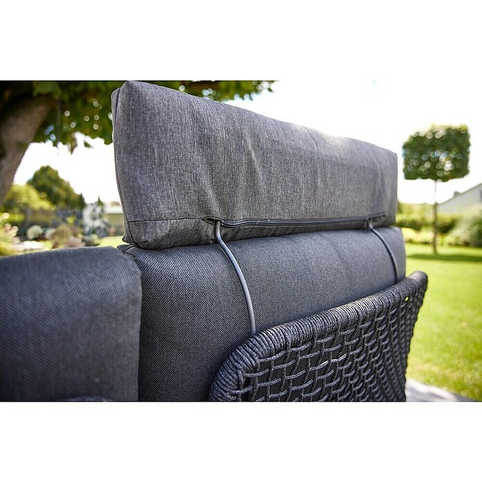 Sunfun Podpora za glavo  (Do x Š x V: 72 x 48,5 x 13,5 cm, Aluminij, Siva) | 8303 - Loungeset | ICAE - Sommermöbel Loungemöbel | ICA - Sommermöbel | IC - Freizeit im Garten | I - Stadtgarten | BAUHAUS
