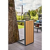 Sunfun Solo Garten-Beistelltisch (L x B x H: 77 x 41,5 x 45 cm, Night-Grey) | BAUHAUS