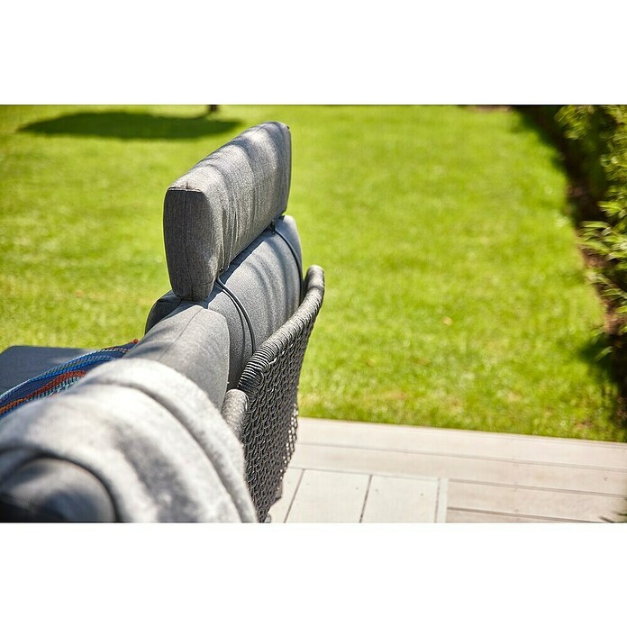 Sunfun Podpora za glavo  (Do x Š x V: 72 x 48,5 x 13,5 cm, Aluminij, Siva) | 8303 - Loungeset | ICAE - Sommermöbel Loungemöbel | ICA - Sommermöbel | IC - Freizeit im Garten | I - Stadtgarten | BAUHAUS