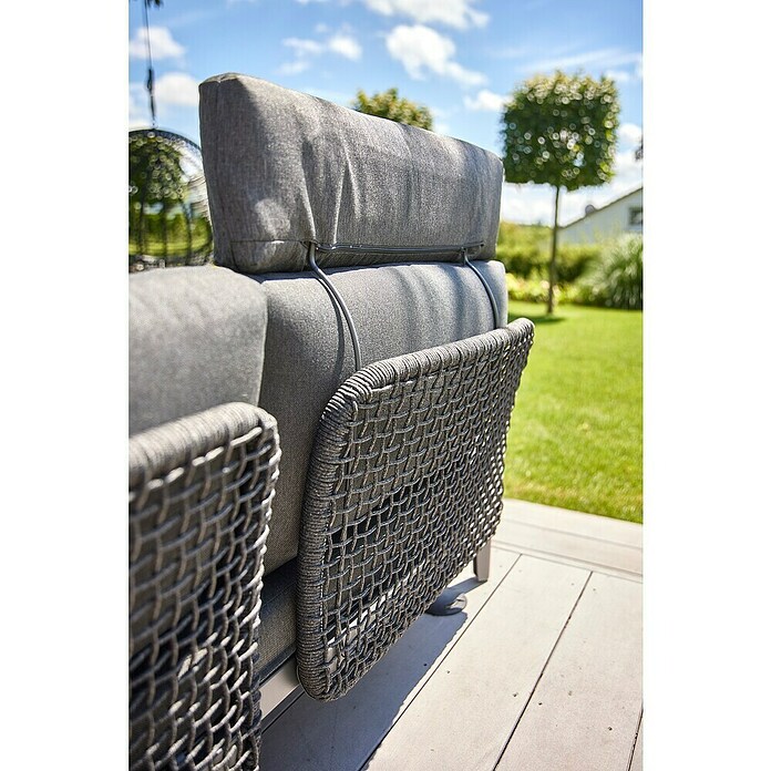Sunfun Podpora za glavo  (Do x Š x V: 72 x 48,5 x 13,5 cm, Aluminij, Siva) | 8303 - Loungeset | ICAE - Sommermöbel Loungemöbel | ICA - Sommermöbel | IC - Freizeit im Garten | I - Stadtgarten | BAUHAUS