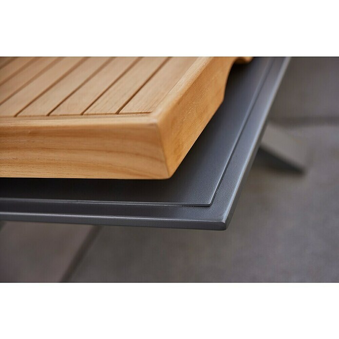 Sunfun Lumar Vrtna kavč miza  (Do x Š x V: 120 x 80 x 27 cm, Siva) | 8303 - Loungeset | ICAE - Sommermöbel Loungemöbel | ICA - Sommermöbel | IC - Freizeit im Garten | I - Stadtgarten | BAUHAUS