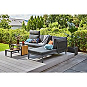 Sunfun Solo Garten-Beistelltisch (L x B x H: 77 x 41,5 x 45 cm, Night-Grey) | BAUHAUS