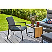 Sunfun Solo Garten-Beistelltisch (L x B x H: 77 x 41,5 x 45 cm, Night-Grey) | BAUHAUS