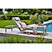 Sunfun Solo Tumbona de jardín (Aluminio, Gris claro, Respaldo regulable) | BAUHAUS