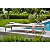 Sunfun Solo Tumbona de jardín (Aluminio, Gris claro, Respaldo regulable) | BAUHAUS