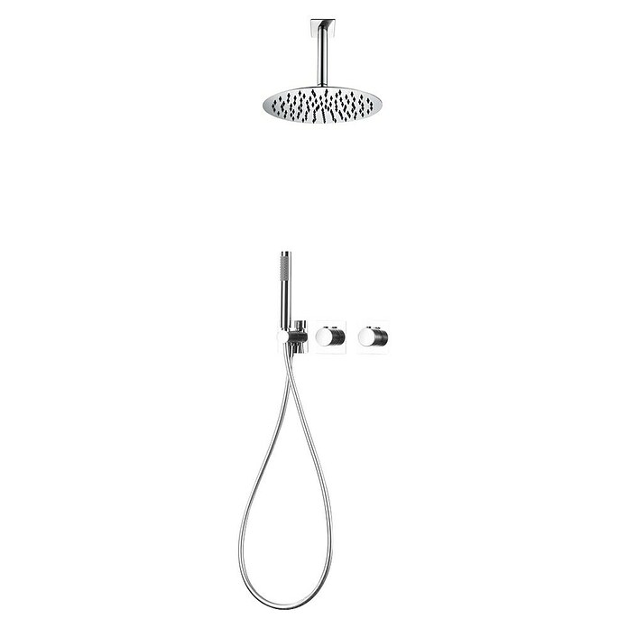 Imex Sistema de ducha termostático Nepal (Cromo) | BAUHAUS