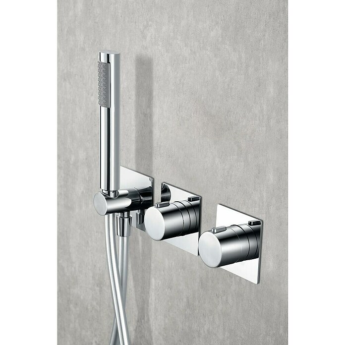 Imex Sistema de ducha termostático Nepal (Cromo) | BAUHAUS