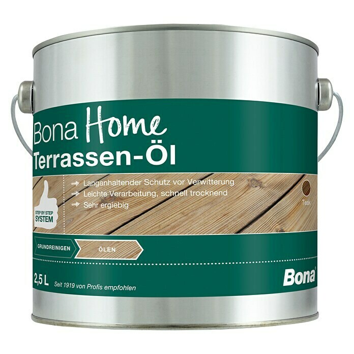 Bona Home Terrassen-Öl (Teak, 2,5 l)
