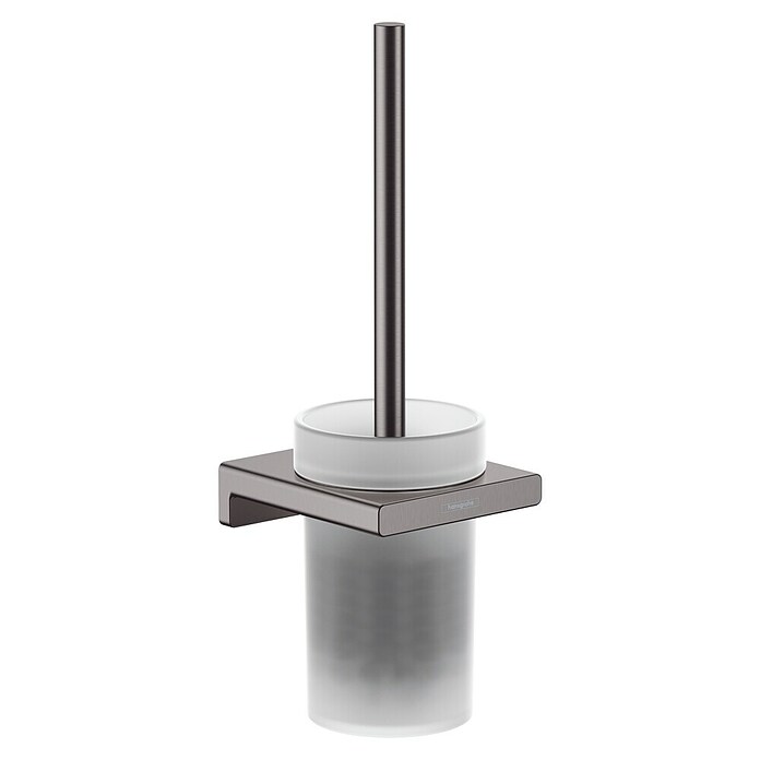 Hansgrohe AddStoris Toiletborstel met houder B-Black HG (Metaal, Zwart) | BAUHAUS