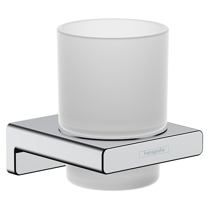 Hansgrohe AddStoris Tandenborstelbeker (Glas, Chroom) | BAUHAUS