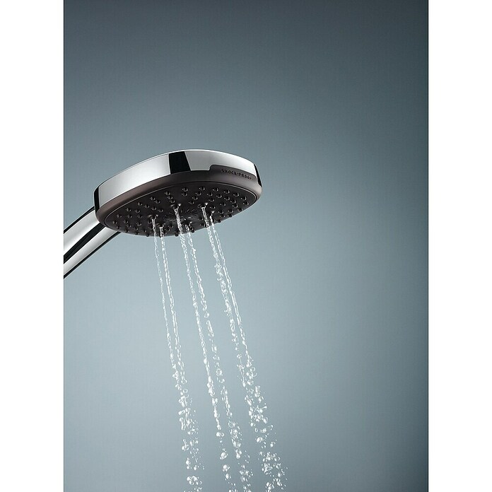 Grohe QuickFix Handbrause Vitalio Comfort 110 (Durchmesser: 11 cm, Silber/Schwarz, Anzahl Strahlarten: 3 Stk.) | BAUHAUS