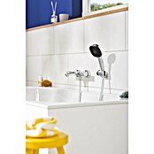 Grohe QuickFix Handbrause Vitalio Comfort 110 (Durchmesser: 11 cm, Silber/Schwarz, Anzahl Strahlarten: 3 Stk.) | BAUHAUS