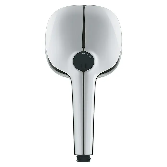 Grohe QuickFix Handbrause - Durchmesser: 11 cm, Anzahl Strahlarten: 2 Stk. - Glänzender, verchromter Duschkopf mit Umschalter für verschiedene Strahlarten, die eine komfortable und vielseitige Duscherfahrung versprechen.