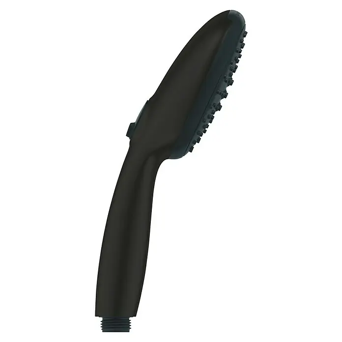 Grohe QuickFix Vitalio Start Teleducha - Número de funciones: 2 ud., Negro - Cabezal de ducha negro con múltiples patrones de rociado para una experiencia de ducha agradable. El mango está ergonómicamente diseñado.