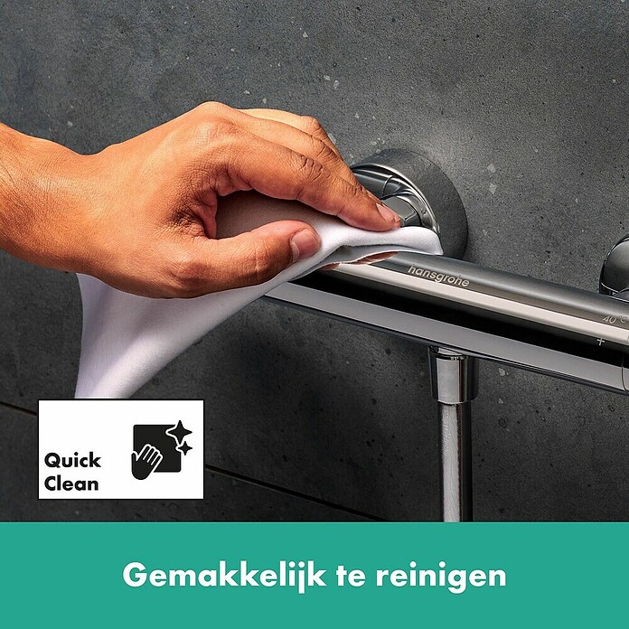 Hansgrohe Ecostat Douchethermostaatkraan Element (Zilver) | BAUHAUS