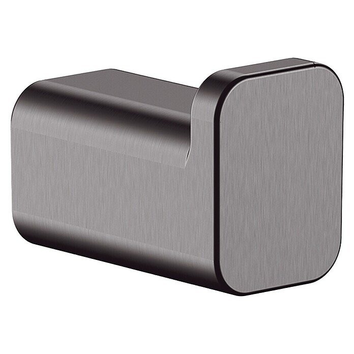 Hansgrohe AddStoris Handdoekhaak enkel (Zwart chroom) | BAUHAUS