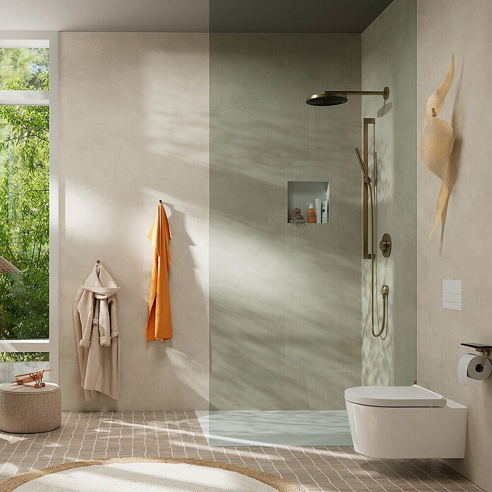 Hansgrohe Pulsify S Douchekop 100 (Brons) | BAUHAUS