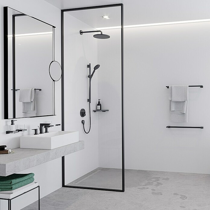 Hansgrohe Slangaansluitstuk FIXFIT DN15 (Zwart) | BAUHAUS