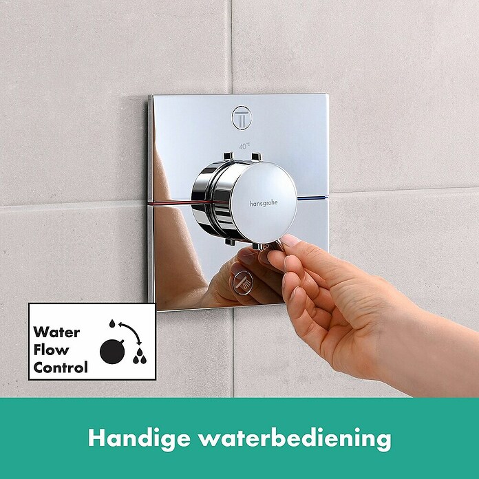 Hansgrohe Inbouwthermostaatkraan ShowerSelect Comfort E (Zilver) | BAUHAUS