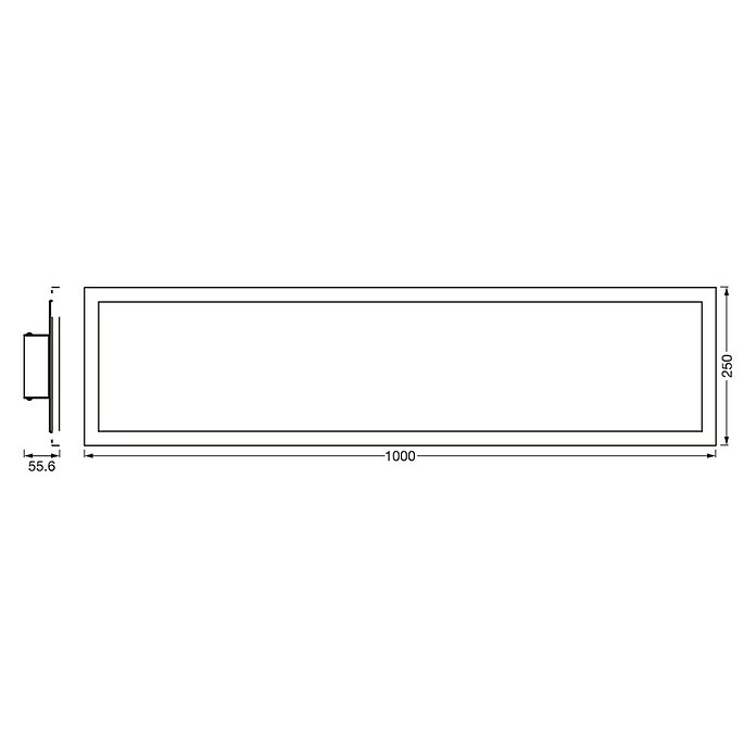 Ledvance Smart+ WiFi LED-Panel Planon Plus TW (28 W, Silber) | BAUHAUS