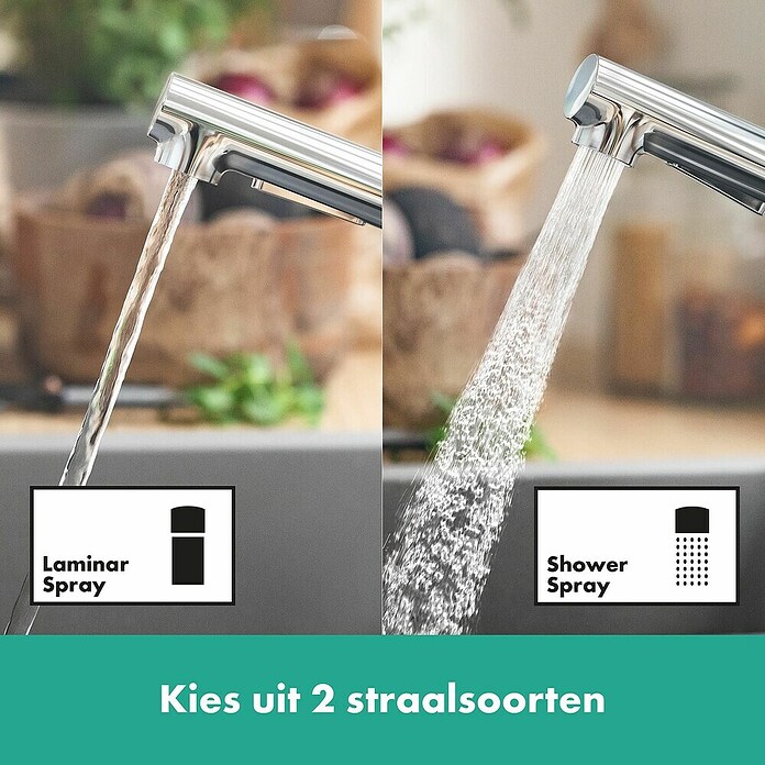 Hansgrohe Keukenkraan Zesis 150 (Chroom) | BAUHAUS