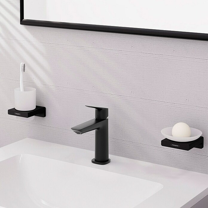 Hansgrohe Wastafelkraan Logis 100 CoolStart (Zwart) | BAUHAUS