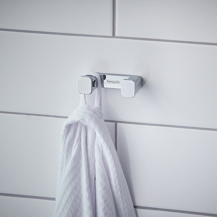 Hansgrohe AddStoris Handdoekhaak Dubbel Chroom (Chroom) | BAUHAUS