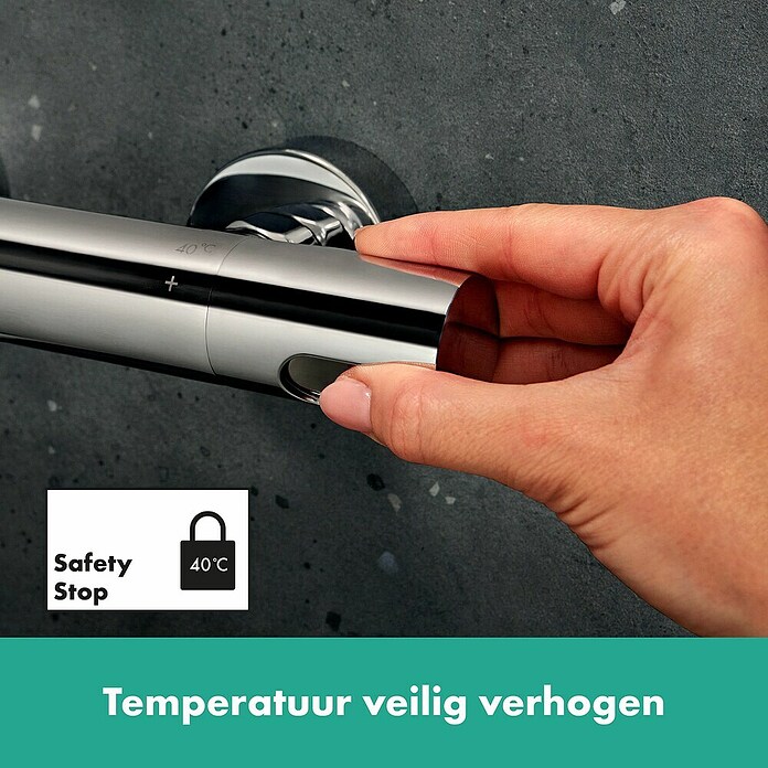 Hansgrohe Ecostat Badkraan Element (Zilver) | BAUHAUS