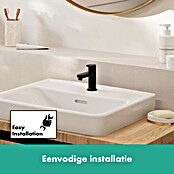 Hansgrohe Vernis Blend Wastafelkraan 70 (Zwart, Mat) | BAUHAUS
