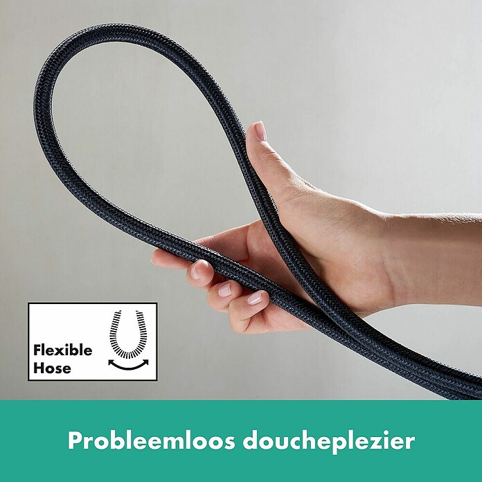 Hansgrohe Doucheslang Designflex (Lengte: 160 cm, Kunststof, Zwart) | BAUHAUS