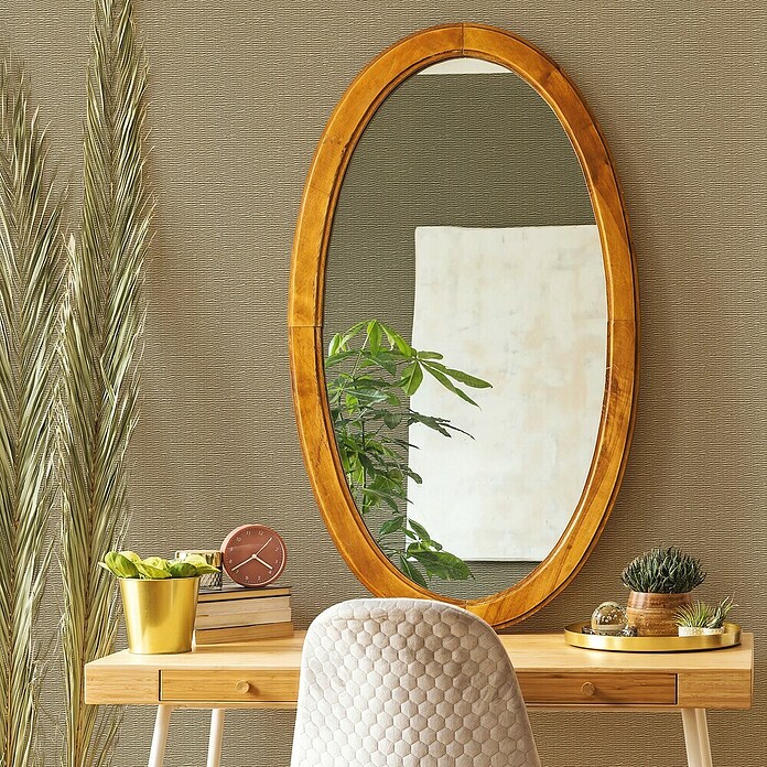 Marburg Travertino Vliestapete Textiloptik (Beige, Sonstiges, 10,05 x 0,53 m) | BAUHAUS
