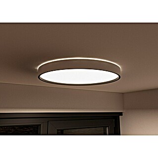 MegaLight LED-Deckenleuchte rund Jupiter (24 W, Ø x H: 38 x 10,3 cm, Weiß, Mehrfarbig)