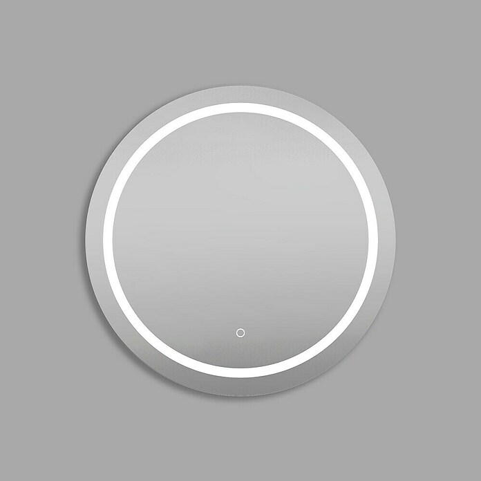 Camargue Espejo con luz LED Lisbeth (Diámetro: 60 cm) | BAUHAUS